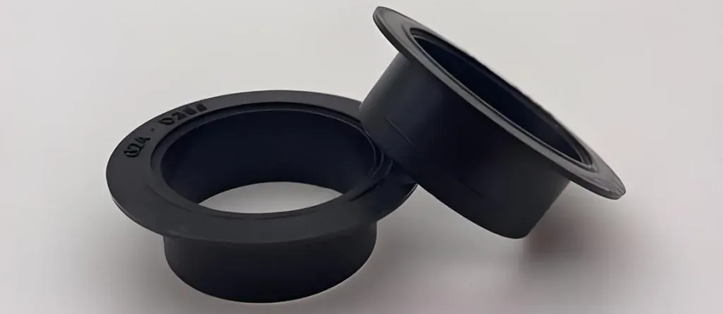 Black ABS molded rings