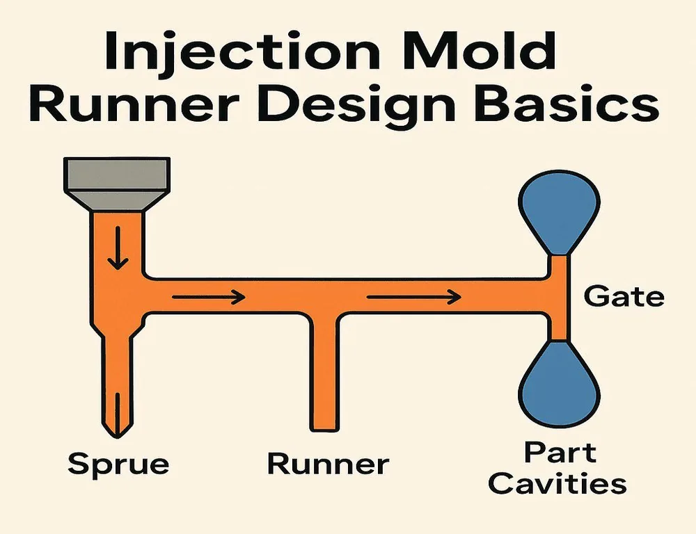 Injection Mold Runner Design Basics: Types, Functions, and Best Practices