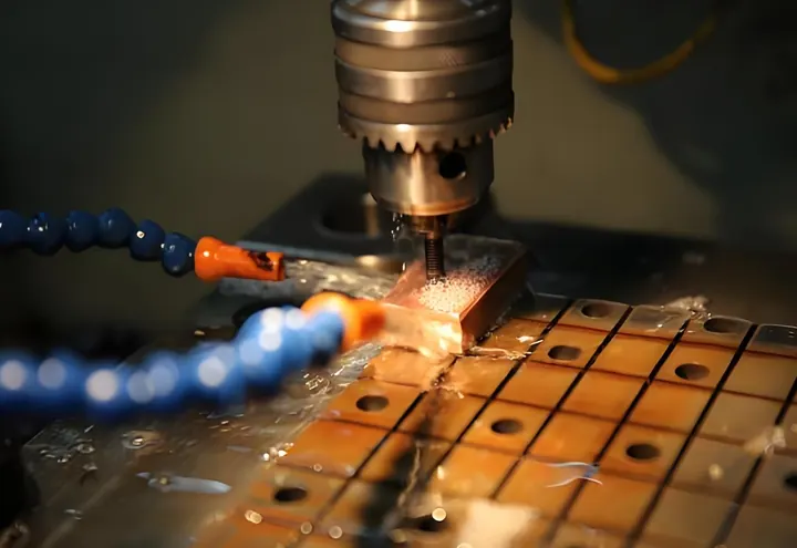 EDM process used for mold texturing