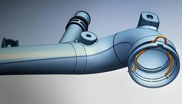 Gas-assisted part design