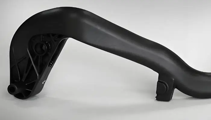 Gas assist molding design