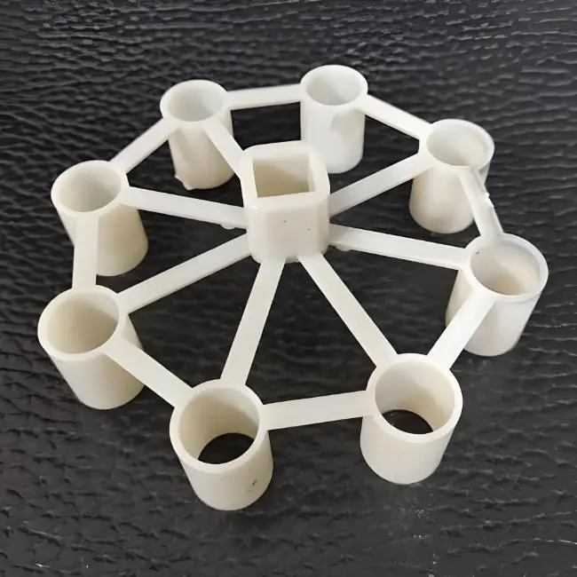 Gas-assisted injection molded part