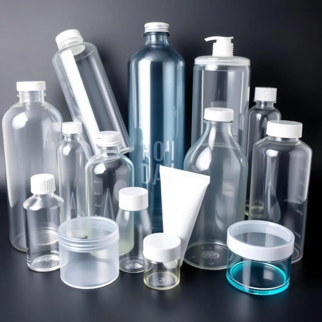 PET injection molded packaging products