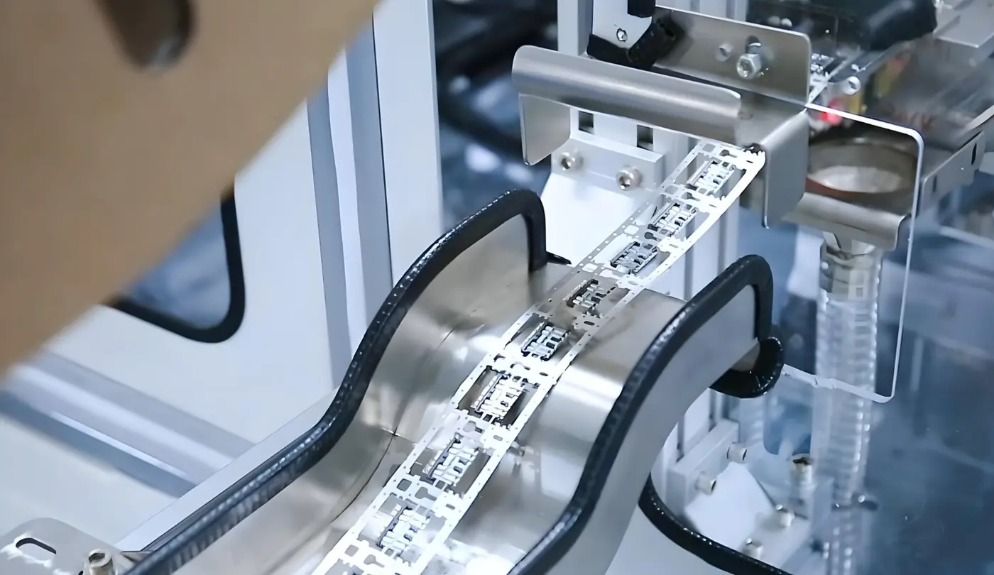 In-house precision manufacturing line for electronics tooling