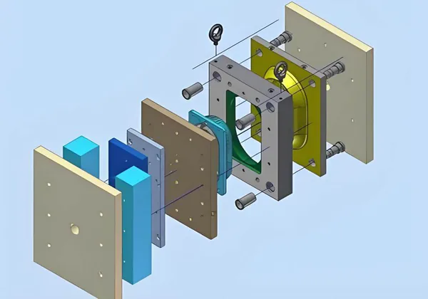Injection mold tooling design
