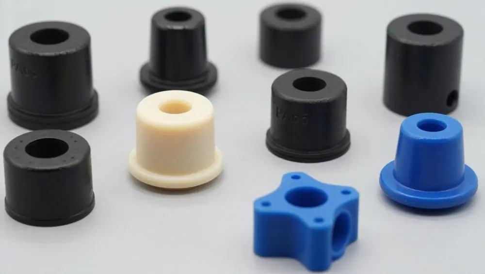 Nylon Injection Molded Parts with Different Colors