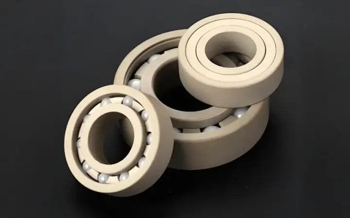 PEEK Injection Molded Bearings