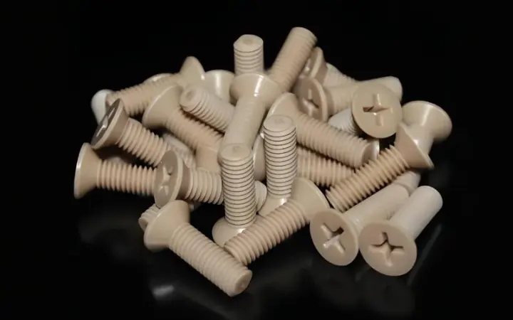 PEEK Injection Molded Aerospace Fastener