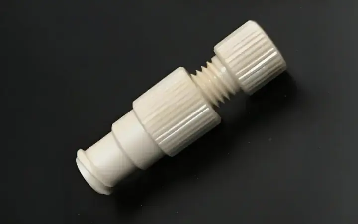 PEEK Injection Molded Pharmaceutical Tube Fittings