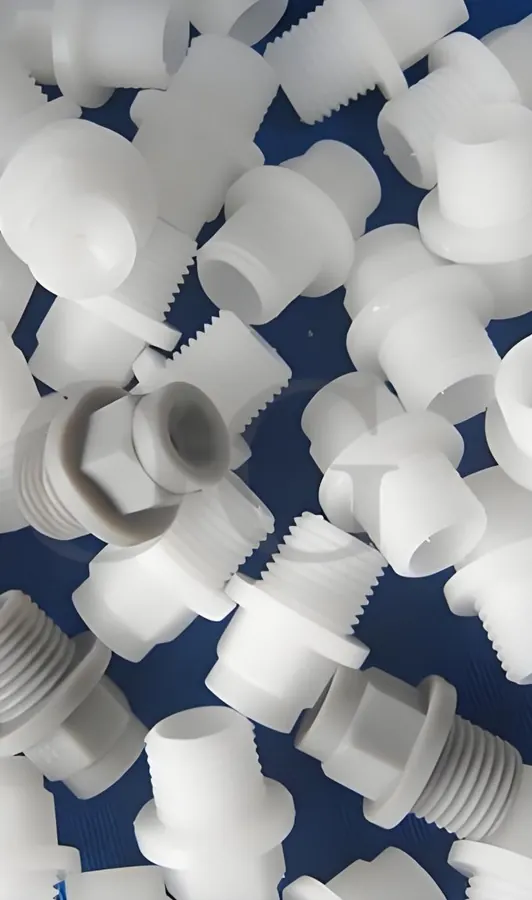 PP molded threaded components