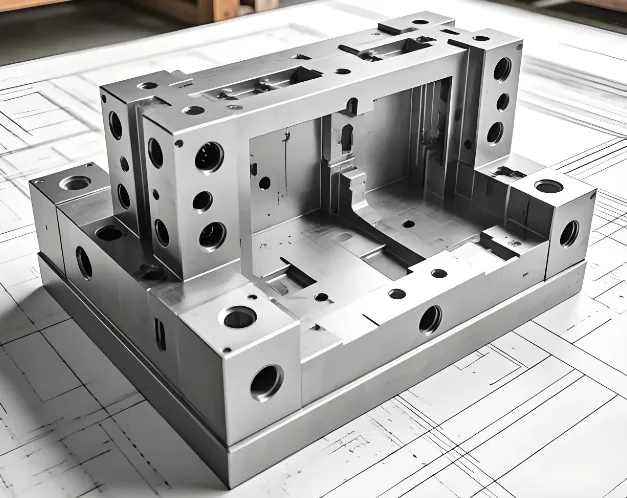 Precision rapid injection mold tooling base