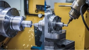 CNC Turning vs CNC Milling