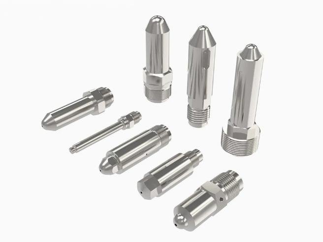 A nozzle in Injection Molding