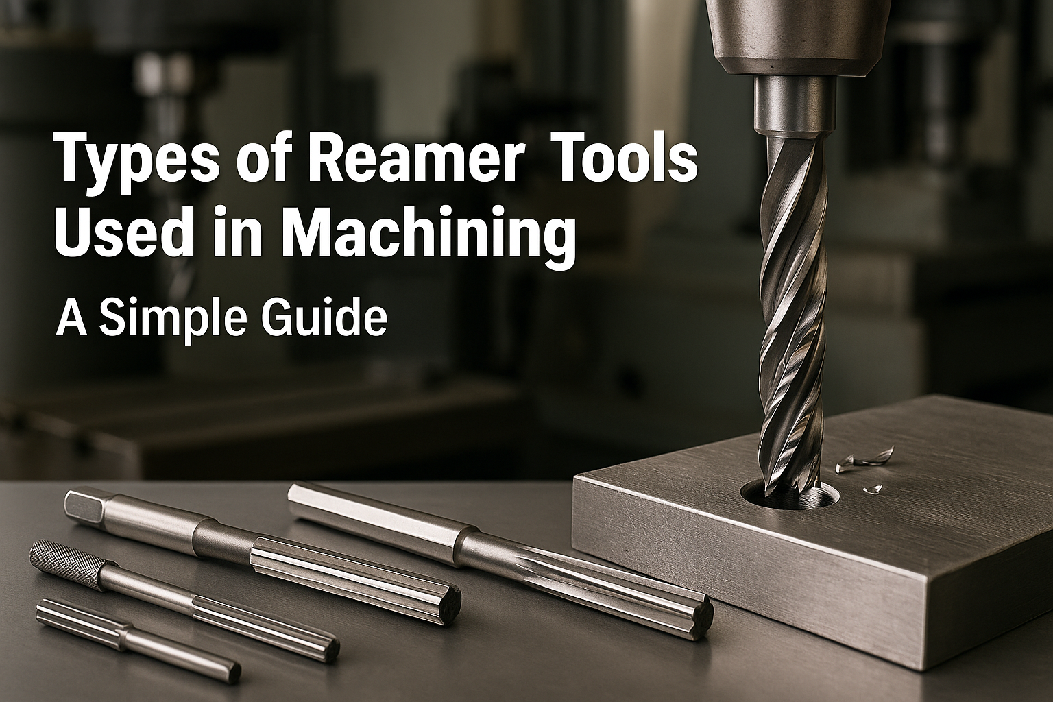 Types of Reamer Tools Used in Machining A Comprehensive Guide