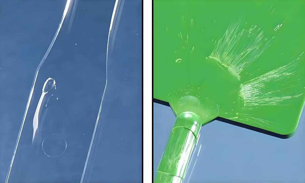 Causes of splay in injection molding