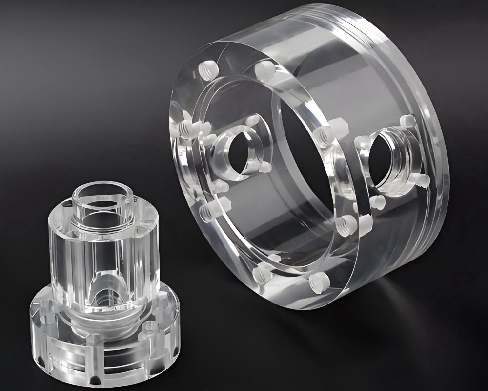 Acrylic (PMMA) CNC Machinined Part 3