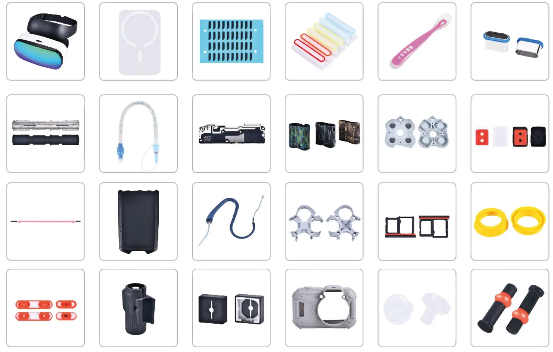 LSR Injection Molded Product Display