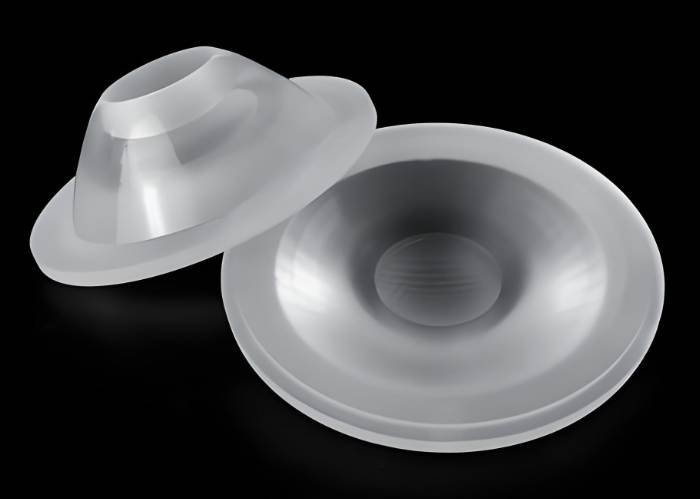 PMMA injection molded part