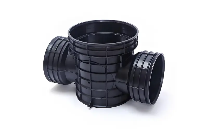 HDPE Injection Molded Pipe Fitting