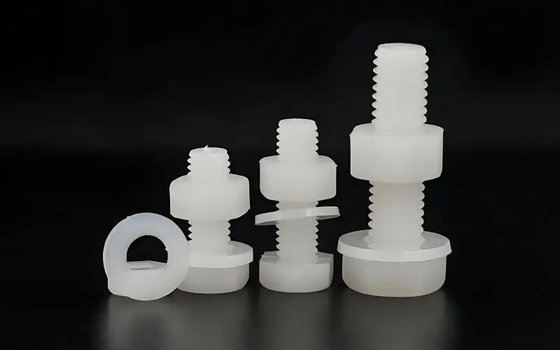 Nylon Injection Molded Fasteners Nuts and Bolts